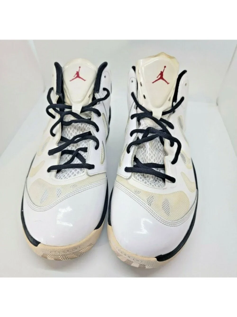 JORDAN PLAY IN THESE II, 510581-101, MENS BASKETBALL SHOES WHITE/BLACK US SZ 9